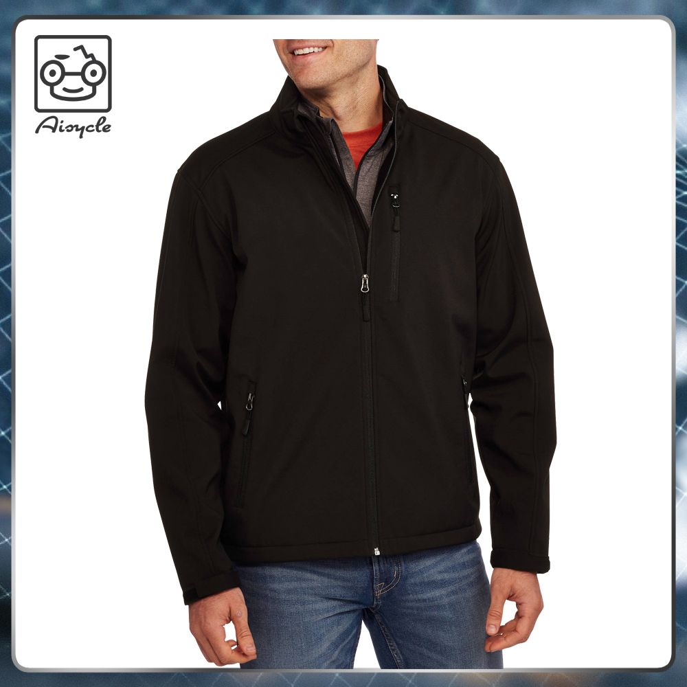 Woven Shell Bonded With 100% Polyester Fleece Lined Durable Jacket For