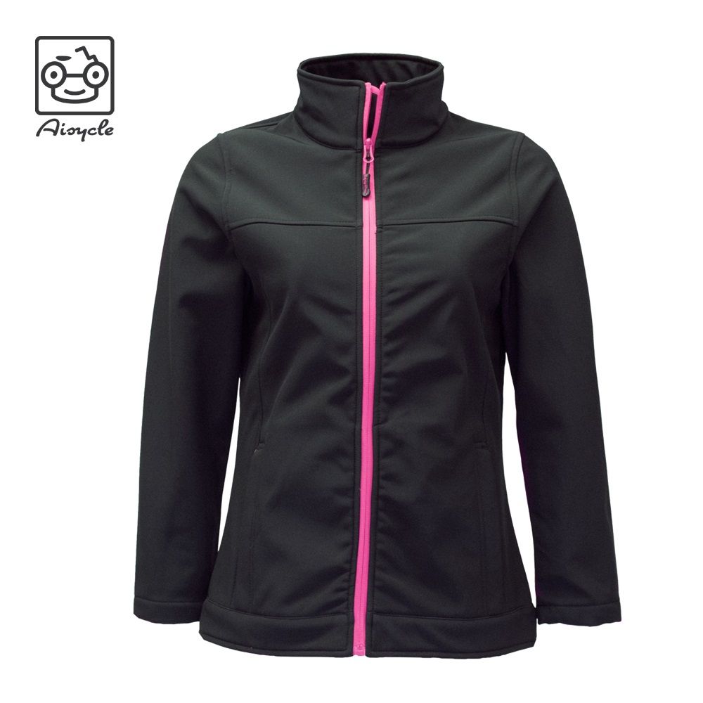 2018 Sporty Outdoor Full Zip Softshell Jacket Pocket Jacket For Woman