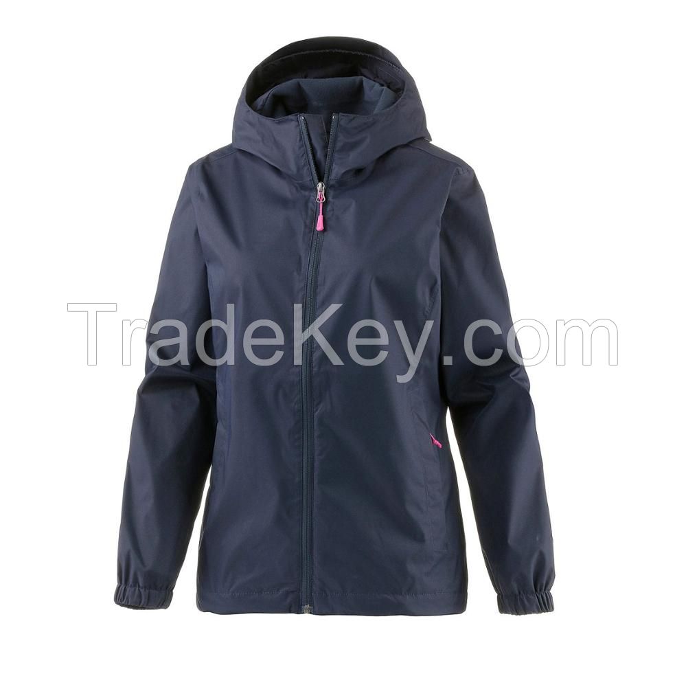 Hooded Jacket New Design Korean Ladies Coat Designs Windbreaker