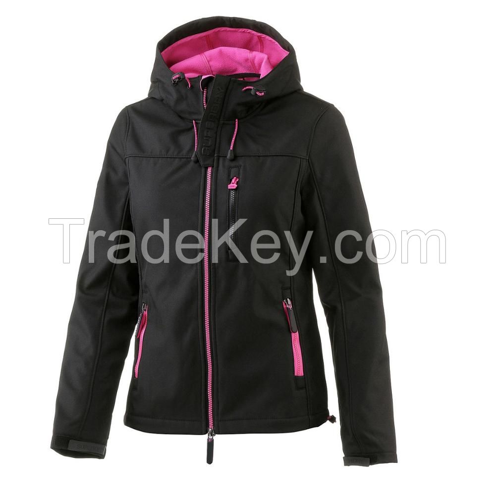 Wholesale Women Softshell Polyester Windbreakerjacket