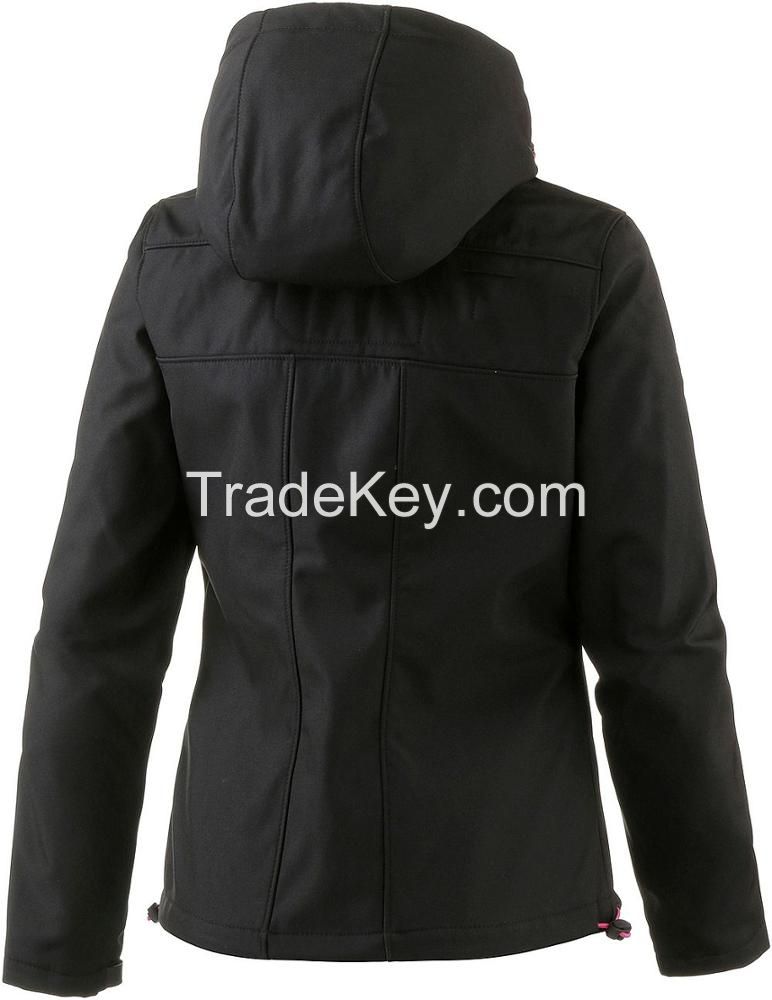 Wholesale Women Softshell Polyester Windbreakerjacket