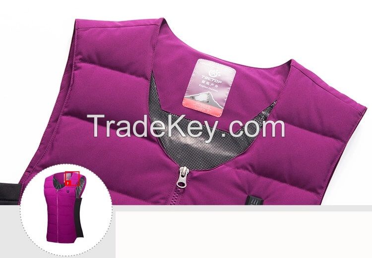 Wholesale Women Heated Vest Warm Outdoor Down Vest