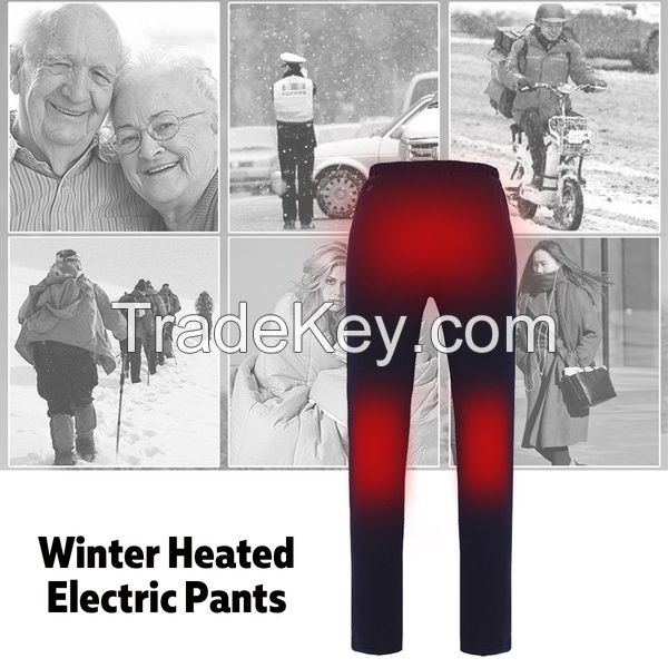 Mens Womens Winter Warm Keeper Self Heating Pants Trouser 