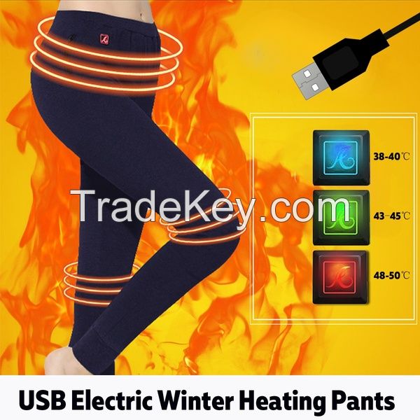 Mens Womens Winter Warm Keeper Self Heating Pants Trouser