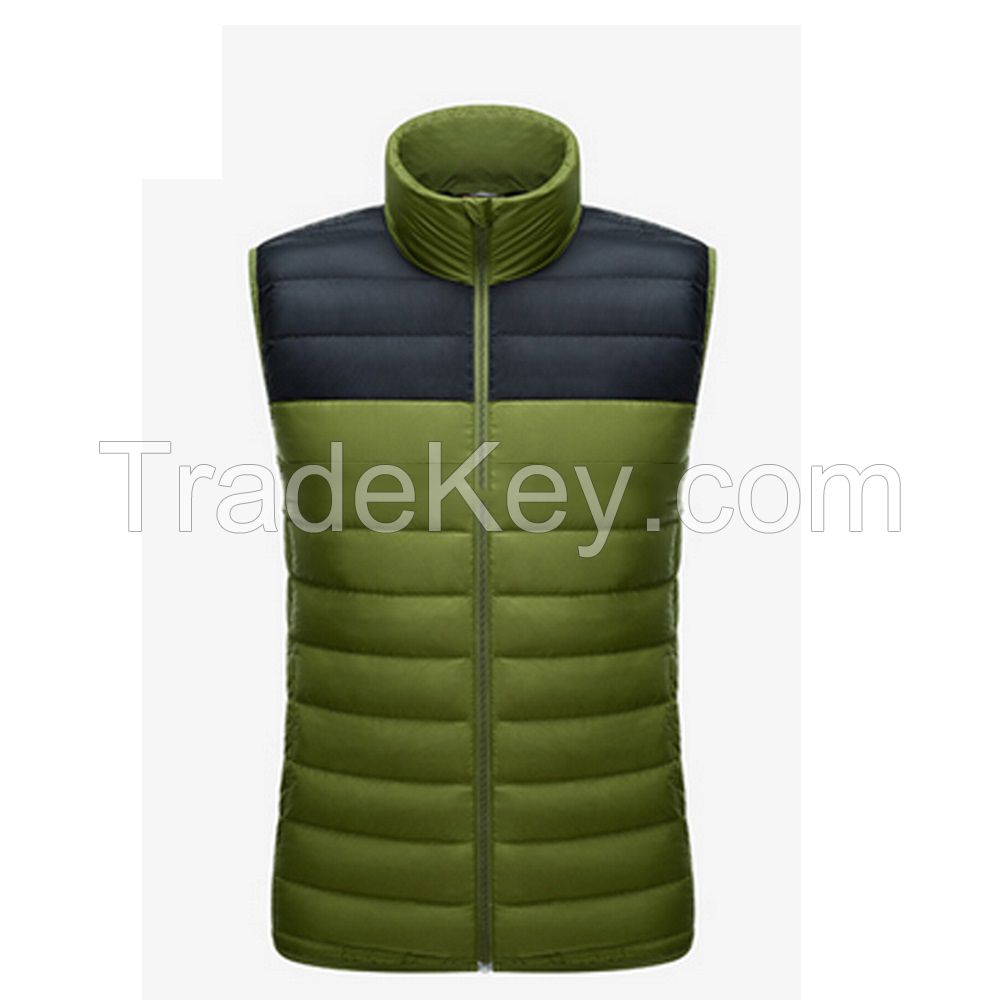 China Top Style Custom Men's 90% Duck Down Vest Lightweight