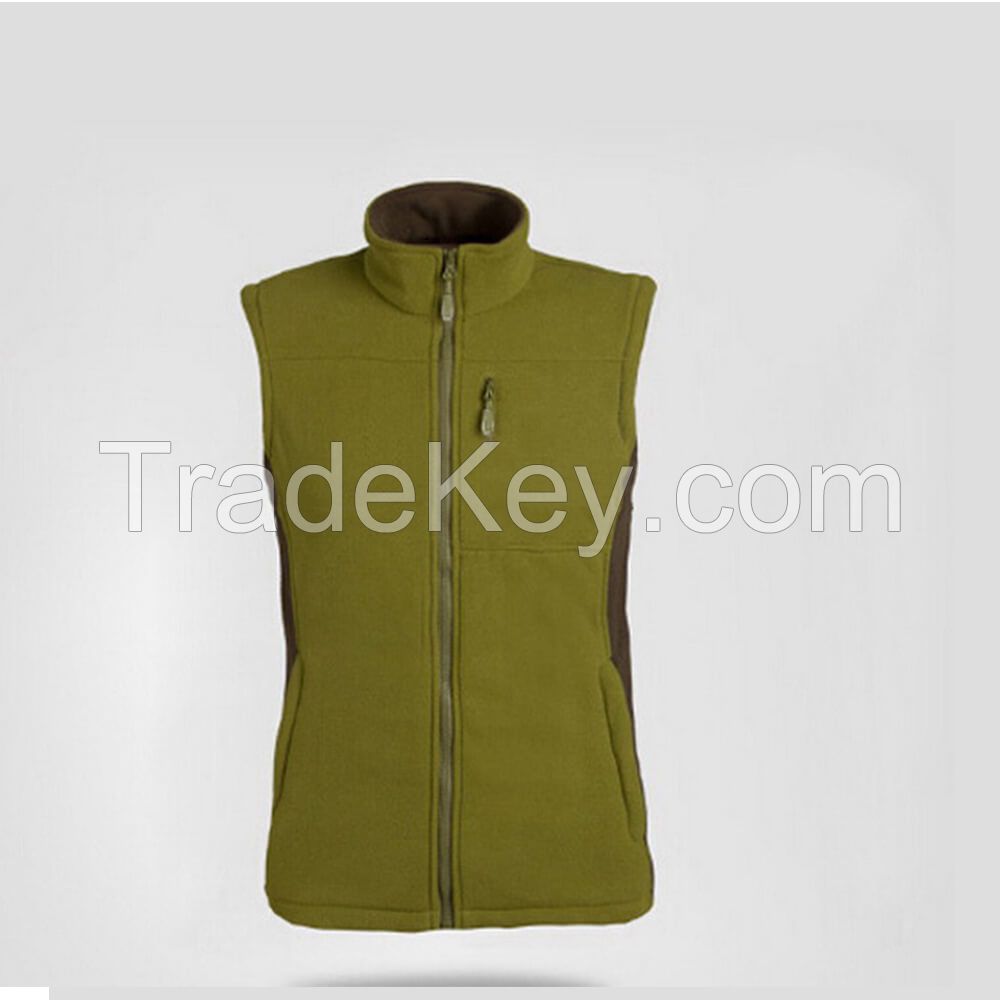 Cheap Micro Polar Fleece Vest Jacket Men High Quality Sleeveless Sport Jacket Anti-Pilling