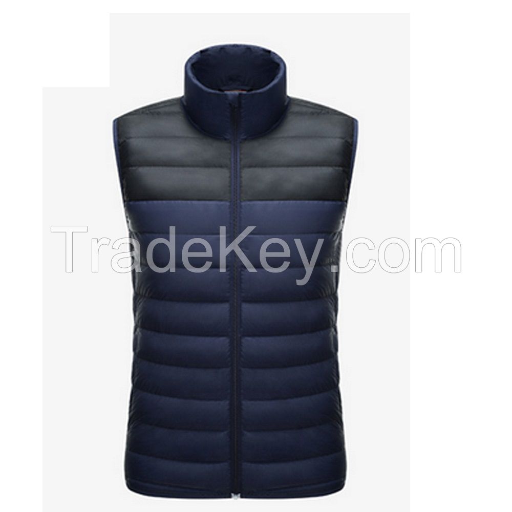 China Top Style Custom Men's 90% Duck Down Vest Lightweight