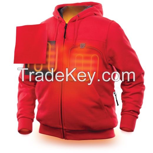 Warm USB Battery Heated Hoodie For Outerwear 