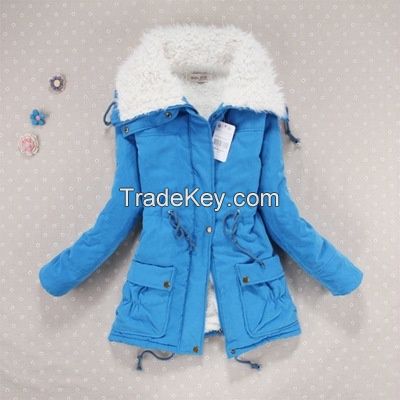 Winter Coat Women military Outwear Medium-Long Wadded Hooded snow Parka thickness Cotton Warm casual Jacket Plus Size 