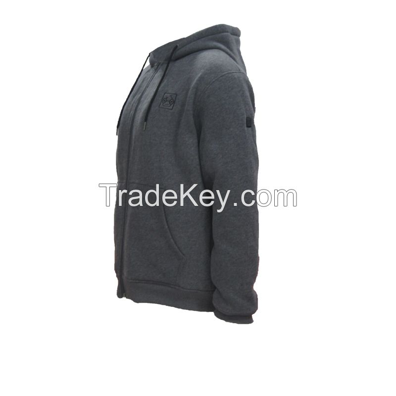 Winter 5V USB Battery Powered Heated Fleece Hoodie Jacket