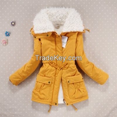 Winter Coat Women military Outwear Medium-Long Wadded Hooded snow Parka thickness Cotton Warm casual Jacket Plus Size 