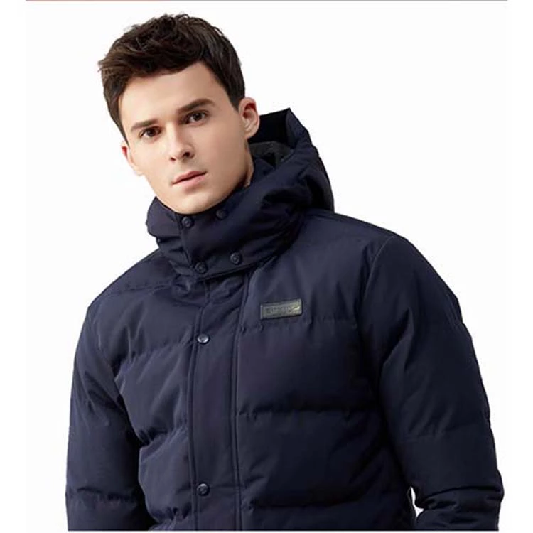 Wholesale Winter 99% Polyester Duck Down Windproof Mens Coat Thick Fashion Coat 