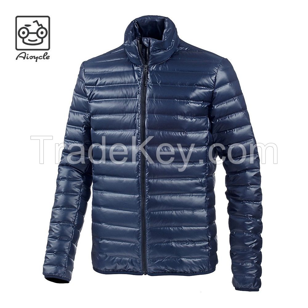 Warm Winter Mens Cotton Padded Jacket Logo Customized