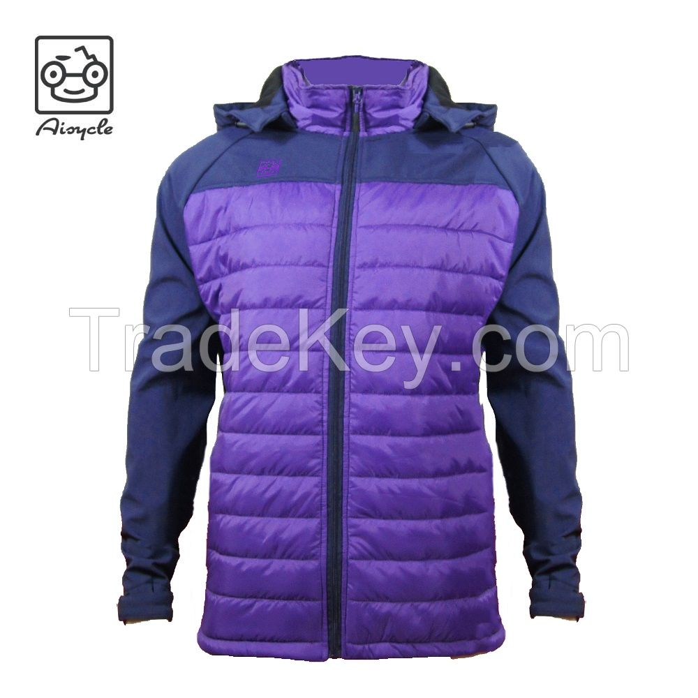 Womens Clothing Seamless Softshell - Down Composite Coat