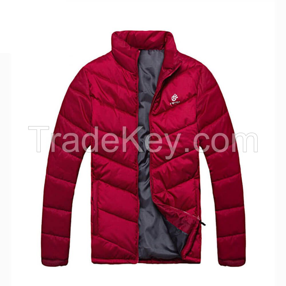 Chinese Custom Apparel Winter Ultralight Mens Padded Jacket Down Jacket With Logo