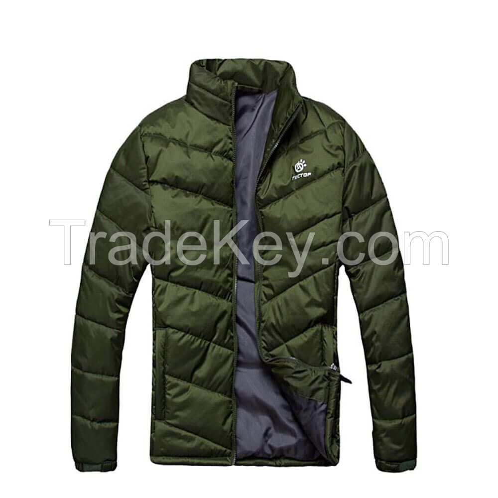 Chinese Custom Apparel Winter Ultralight Mens Padded Jacket Down Jacket With Logo