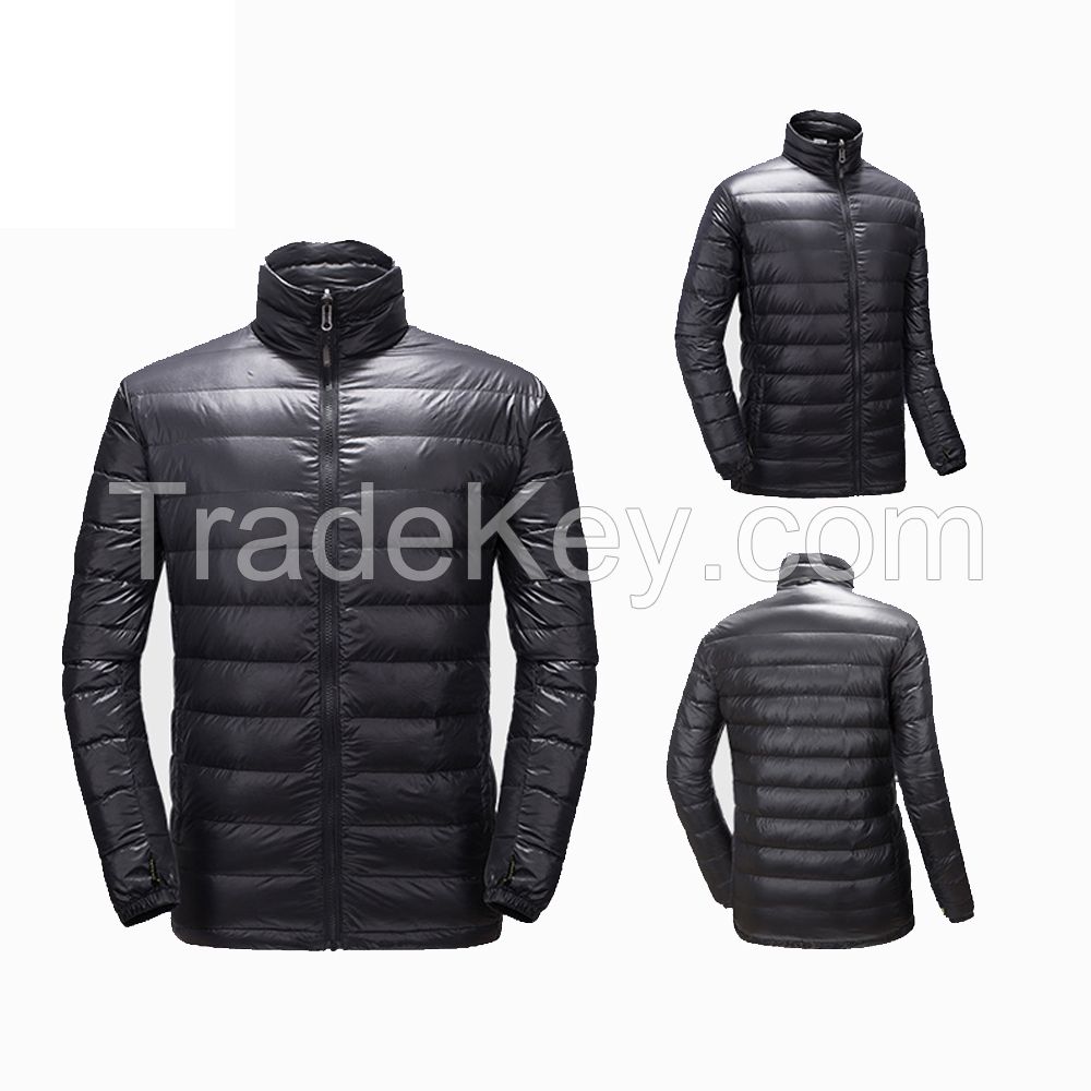 Fashionable Winter Warm Windbreaker Outdoor Down Jacke for Men Logo Customized