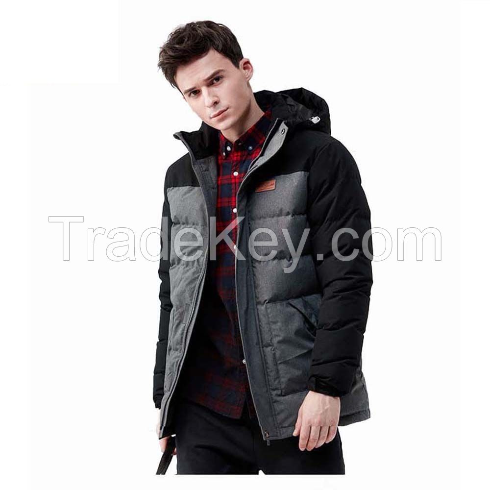 High Quality Mens Warm Light Rainproof Duck Down Jacket For Winter