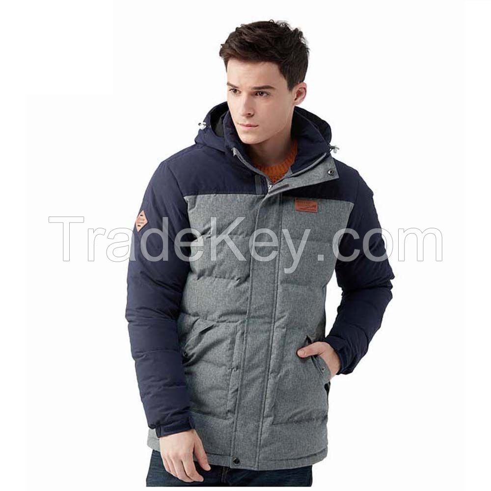 High Quality Mens Warm Light Rainproof Duck Down Jacket For Winter 