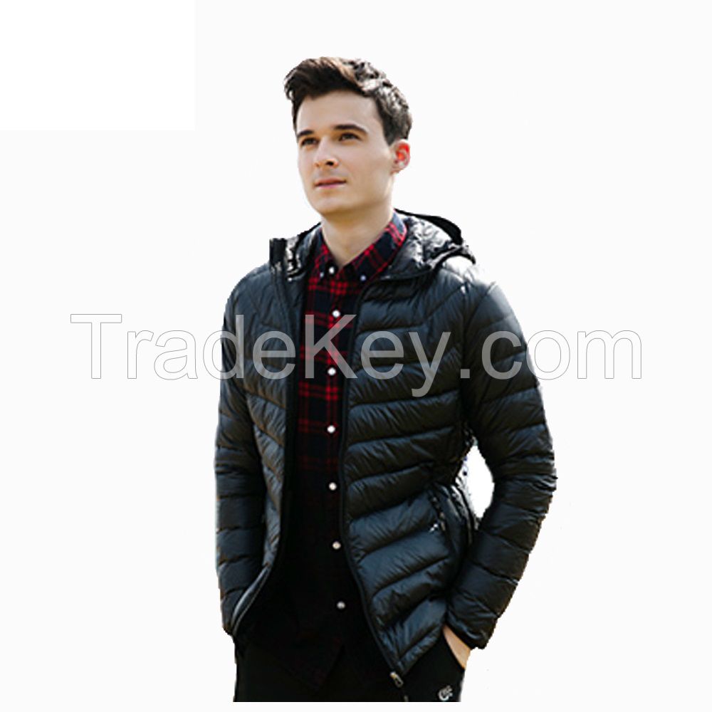 Men Coat Ultralight White Down Winter Stock Clothing 