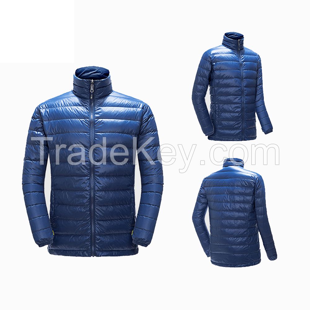 Fashionable Winter Warm Windbreaker Outdoor Down Jacke for Men Logo Customized