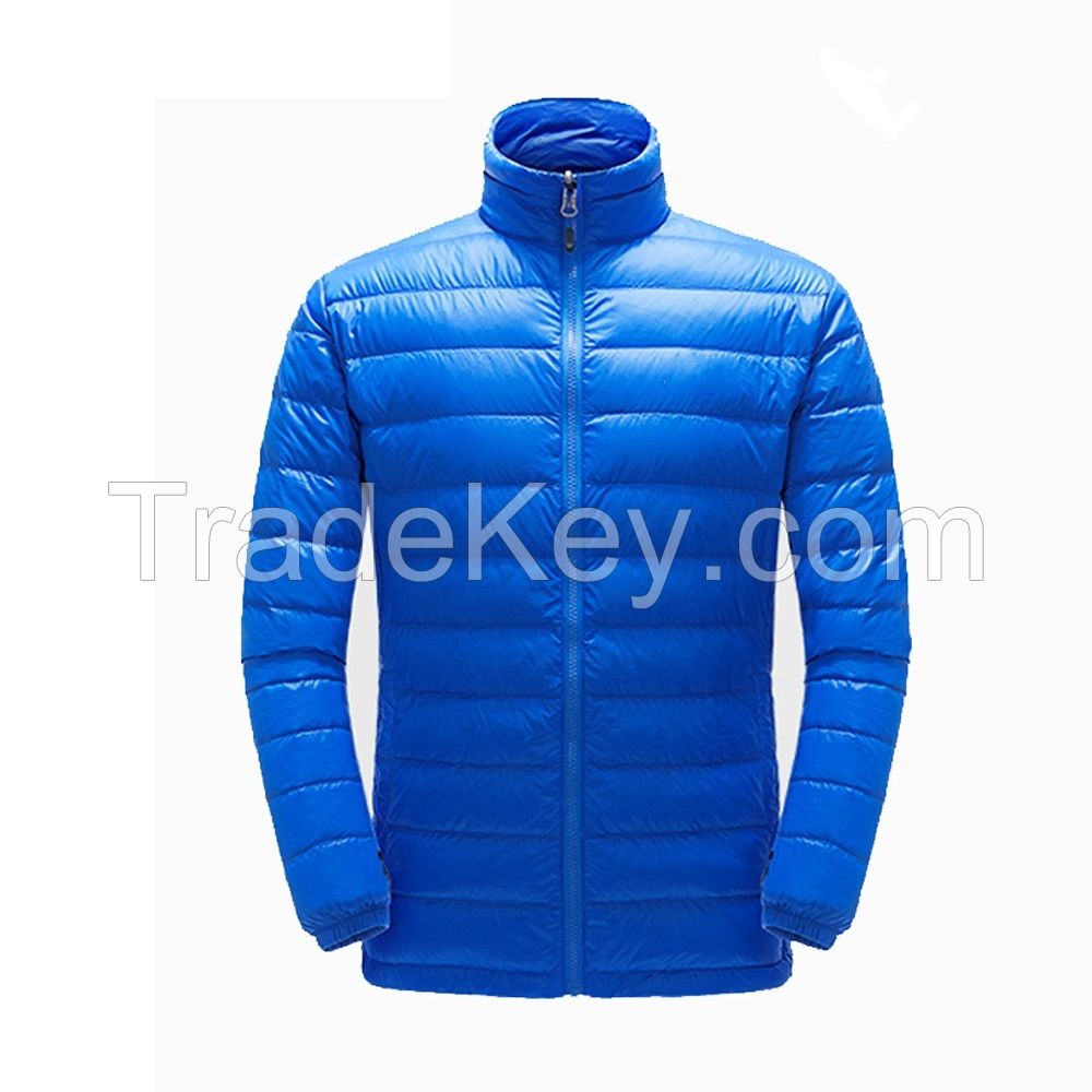 Fashionable Winter Warm Windbreaker Outdoor Down Jacke for Men Logo Customized