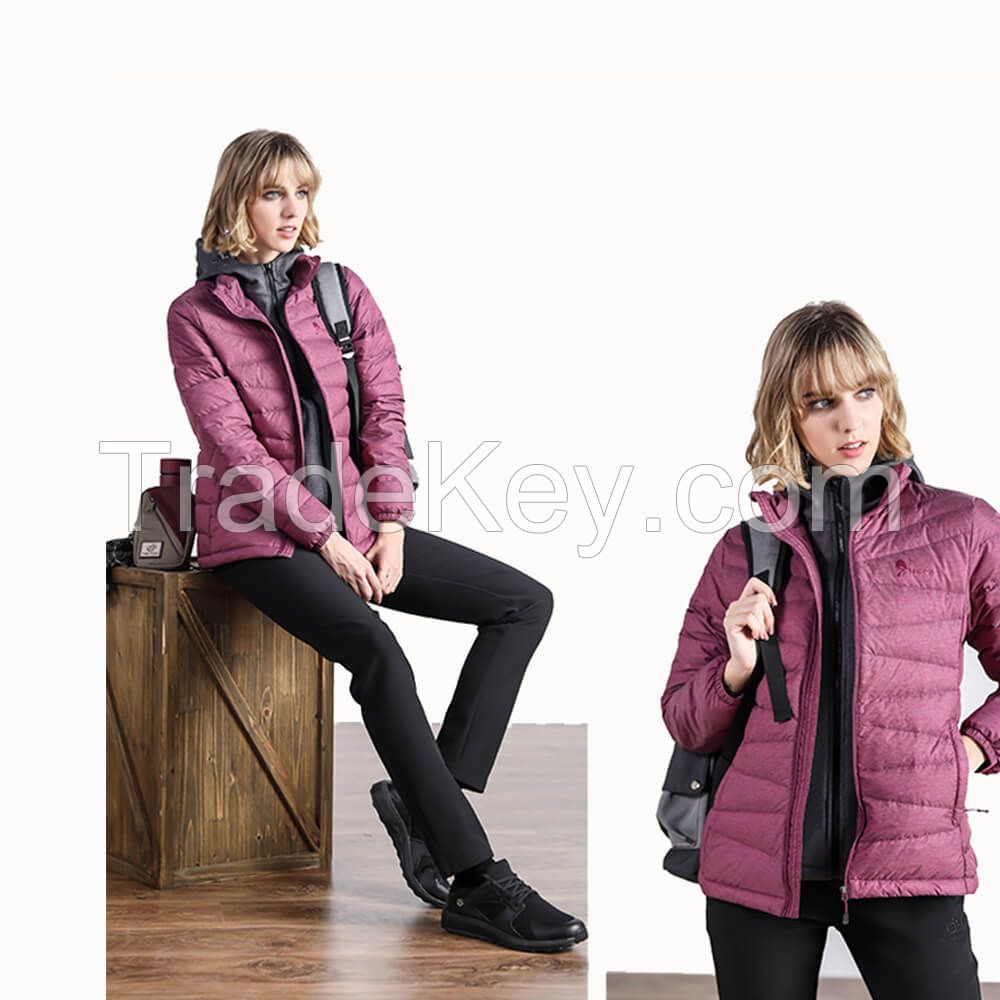 Womens Nylon Puffer Jacket Ultralight Outer Wear Coat Winter Clothing 