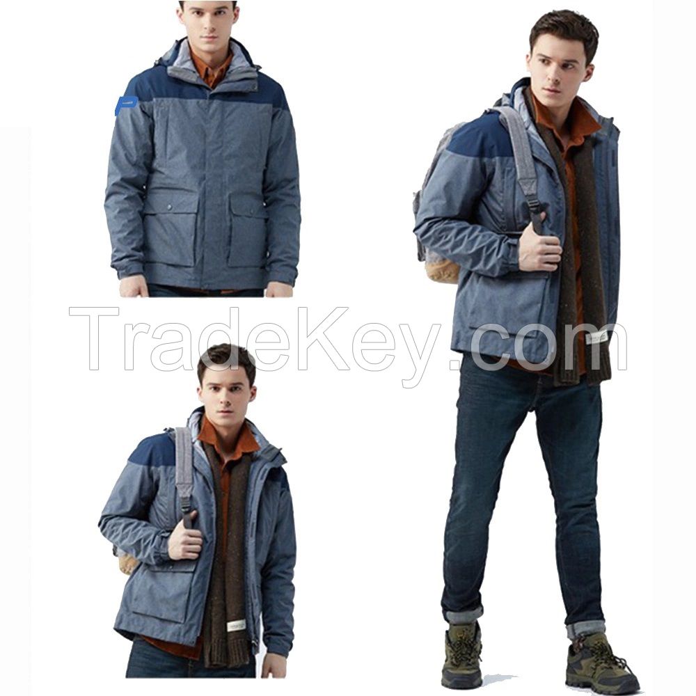 High Quality Heavy Duck Down Feather Jacket Mens Winter Fashion Outdoor Jacket