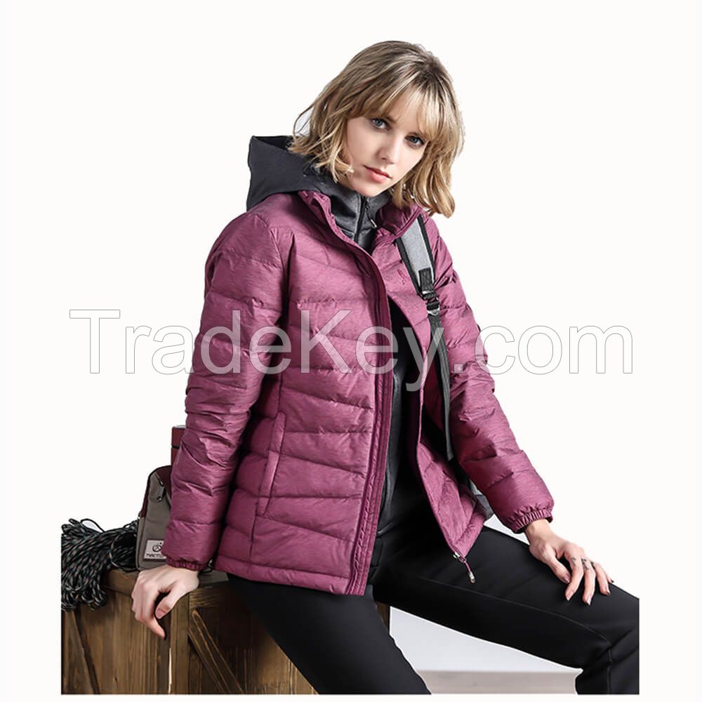 Womens Nylon Puffer Jacket Ultralight Outer Wear Coat Winter Clothing 