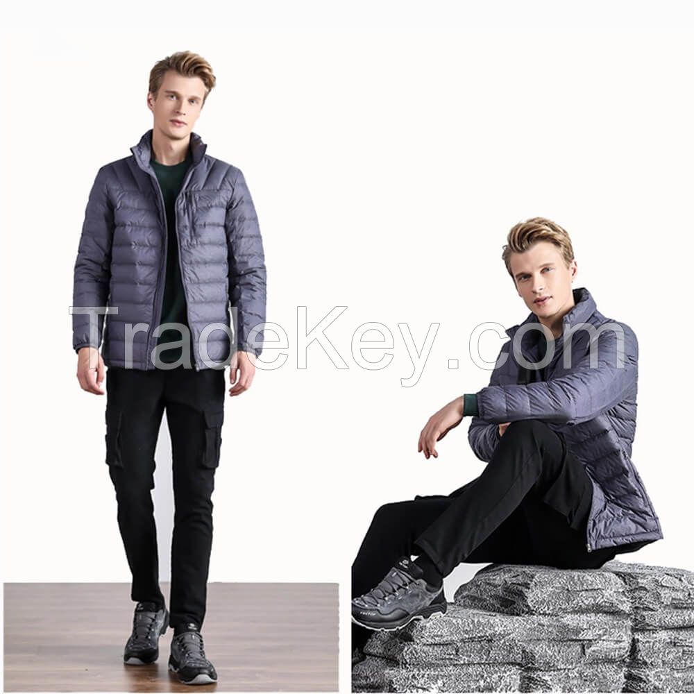 Factory Direct Mens Quilted Jacket Colore Customized