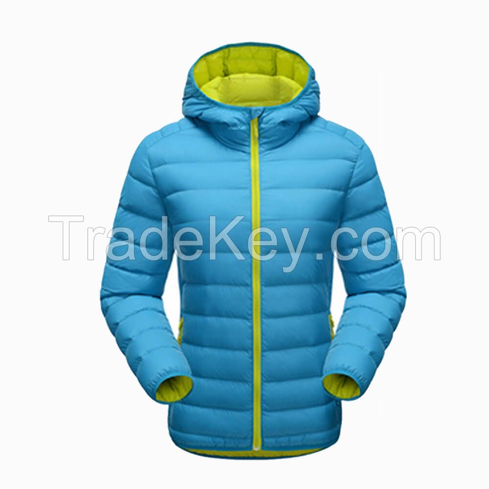 Men's Hooded Padded Jacket Quilted Coat Color Customized Jacket