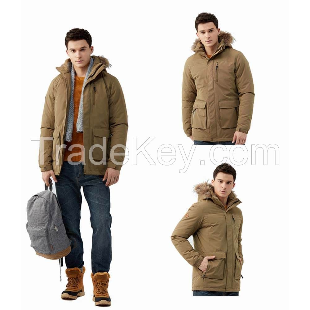 Winter Warm Windbreaker Outdoor Padded Jacket for Men
