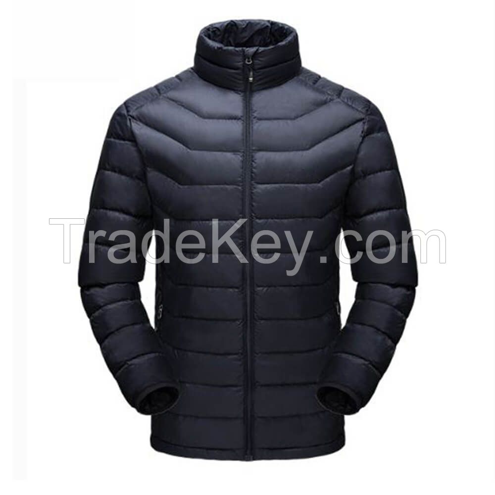 Customizable Light Warm Winter Outdoor Windbreaker Men Polyester Filling Jacket