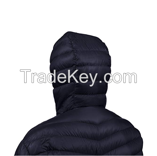 Men's Winter Hooded Packable Down Jacket 