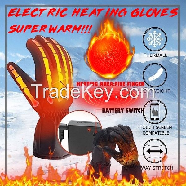 Antiskid Men Women Winter Thermal Outdoor Sports Motorcycle Waterproof Windproof Touch Screen Gloves 