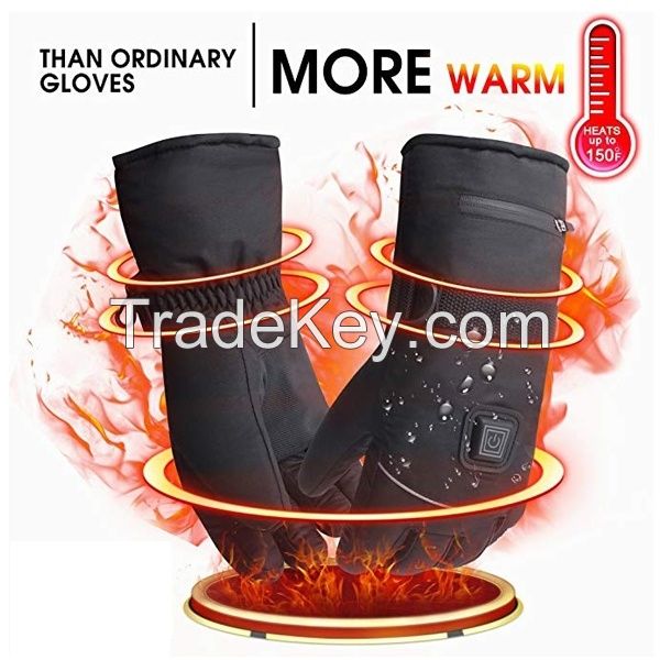 Winter Warm Gloves 3 Control Level Battery Power Electric Heated Hand Gloves