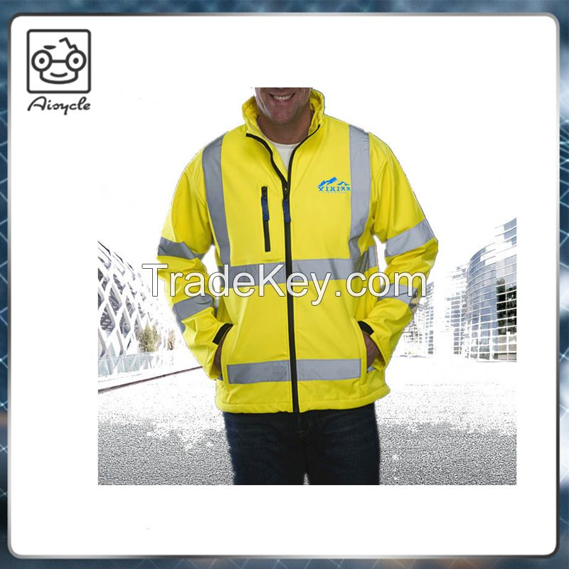 Customized Reflective Windbreaker Safety Waterproof Jacket 