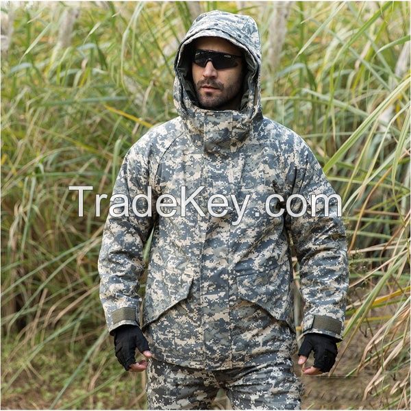 Army Camouflage Coat Military Tactical Jacket Men Soft Shell Waterproof Windproof Jacket Winter Coat