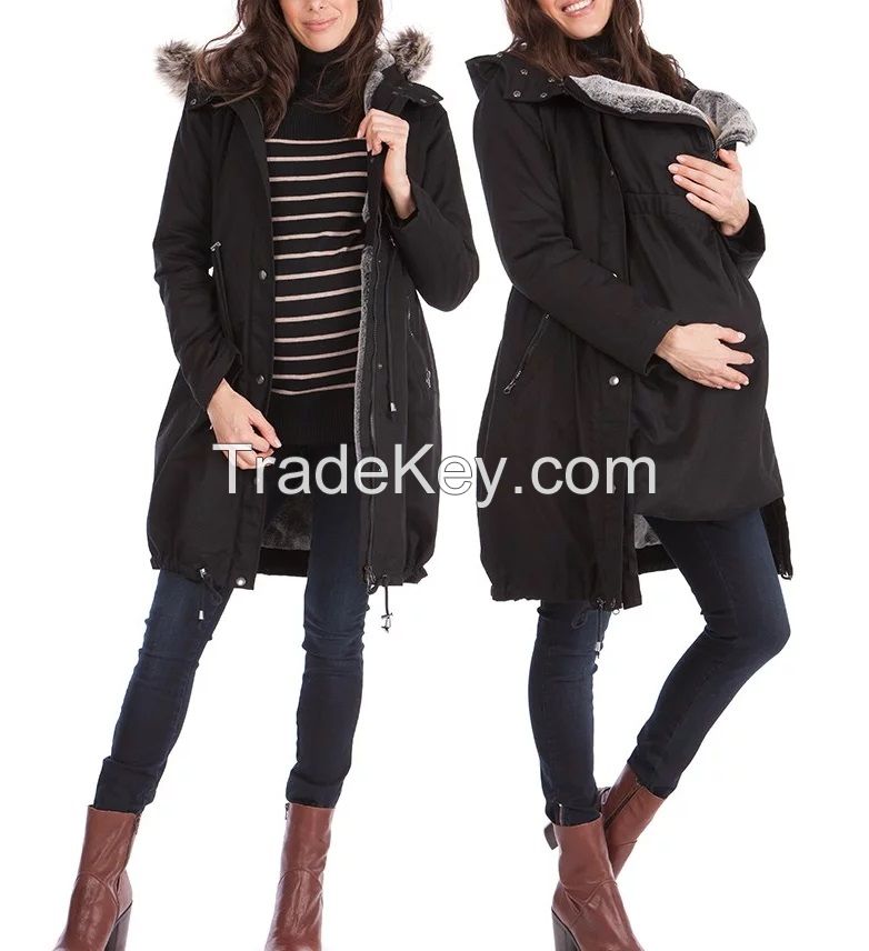 Womens Babywearing Jacket Softshell Maternity Coats Clothing