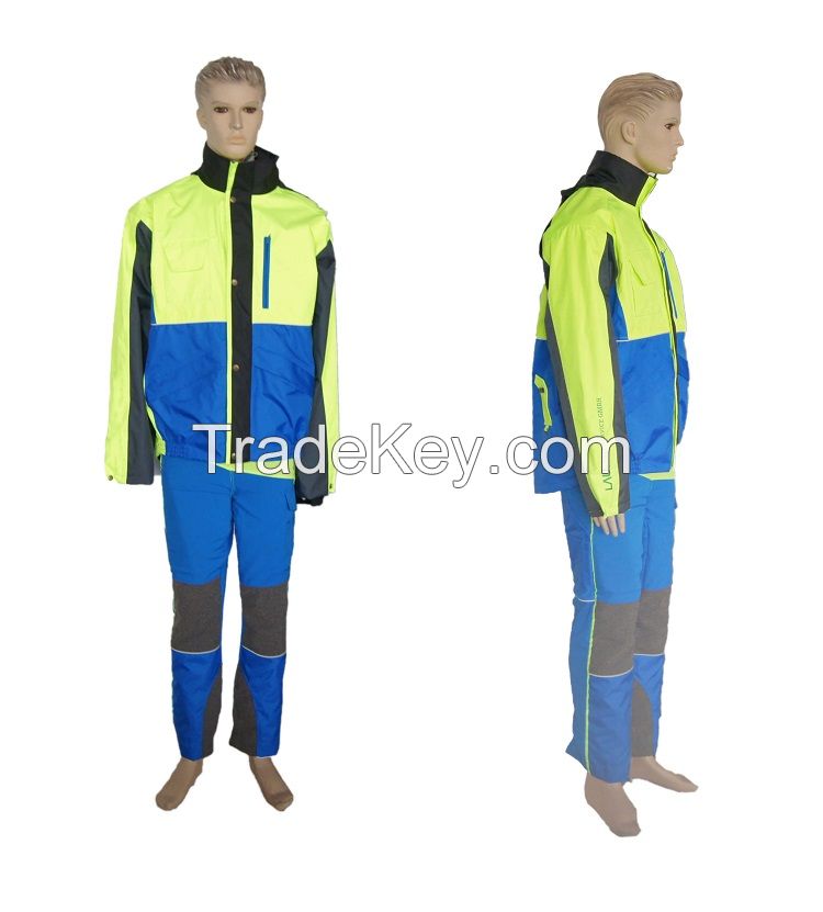 Reflective Safety Workwear Jacket For Heavy Industry Logo Size Color Customized 