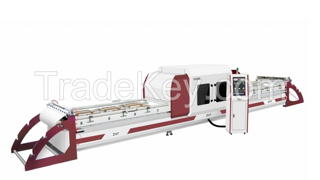 TM-2580F Vacuum membrane press machine laminating high gloss door furniture