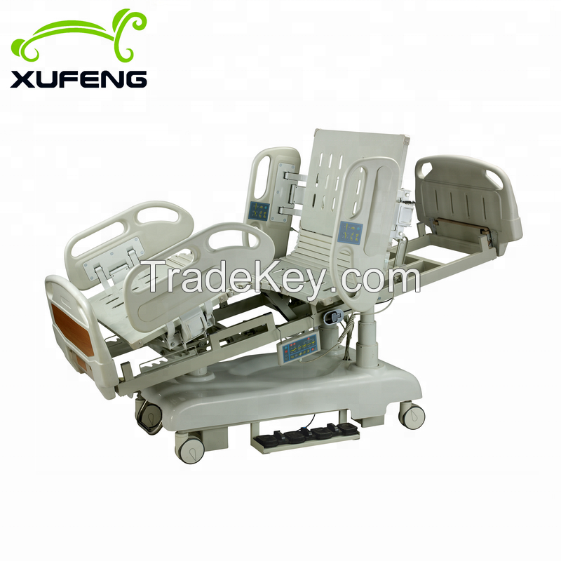 Super luxury 8 function electric hospital care bed with CPR function