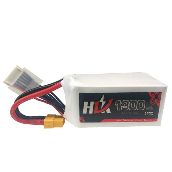 HLK 1300mAh 120C FPV Racing 6S LiPo Battery