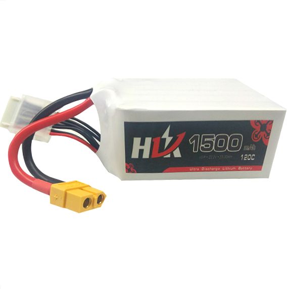 HLK 1500mAh 120C 22.2V FPV Racing 6S LiPo Battery