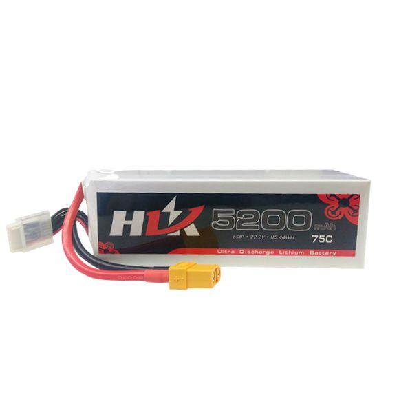 HLK 5200mAh 75C 6S 22.2V Heli T-REX 700X LiPo Battery