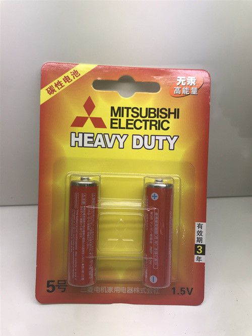 mitsubishi carbon zinc battery AA battery AA carbon zinc R6P battery