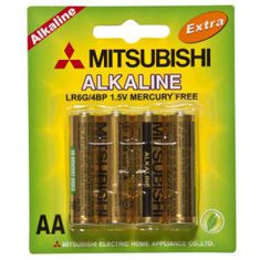 Lr6 Mitsubishi Alkaline Battery (LR6) AA battery