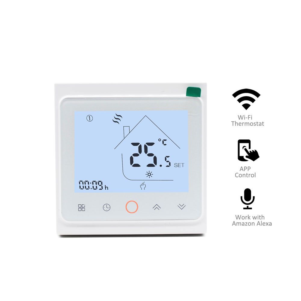Digital Wifi Touch Screen Hotel Thermostat With Remote Sensor