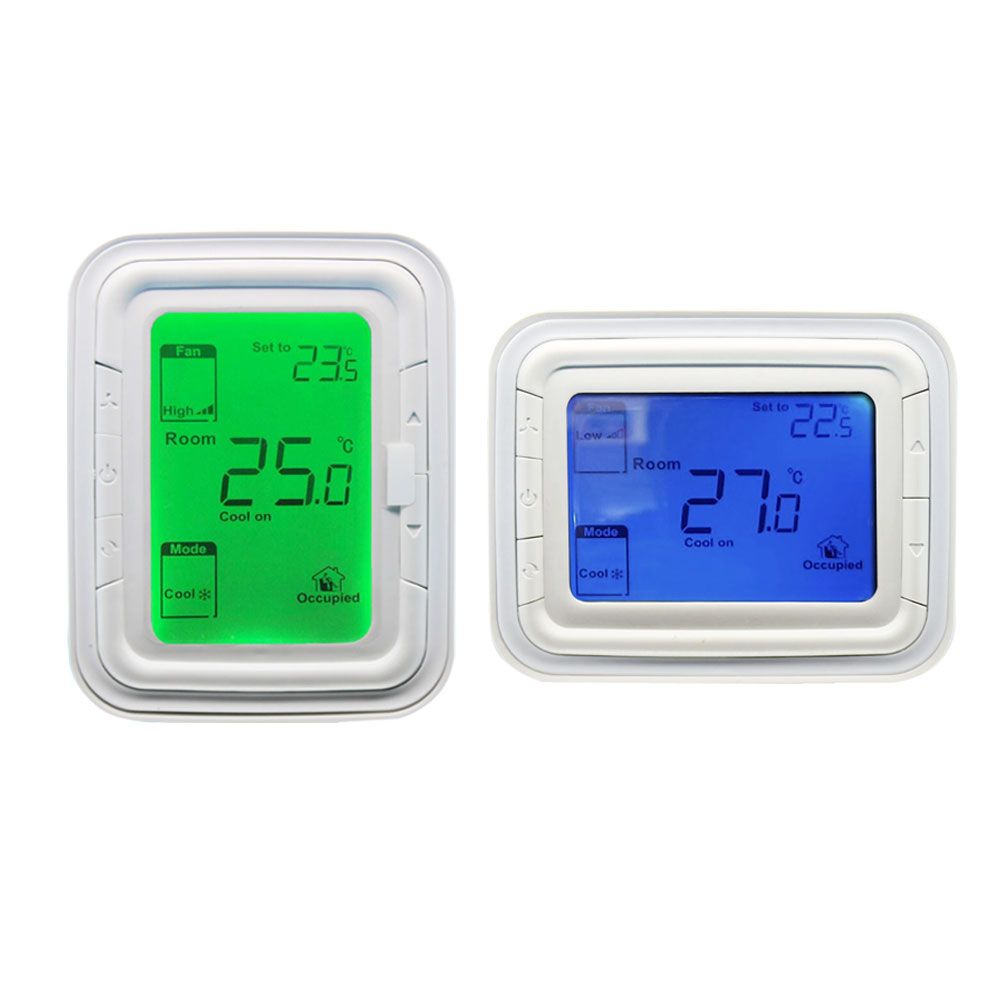 T6861 Large Screen Digital Smart AC Fan Coil Controller Thermostat