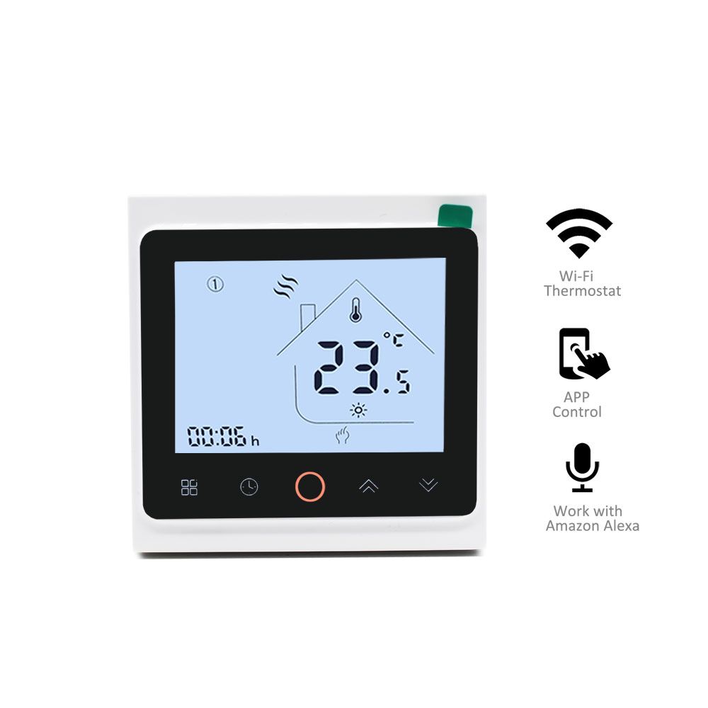 Wifi Touch Screen Hotel Thermostat With Remote Sensor